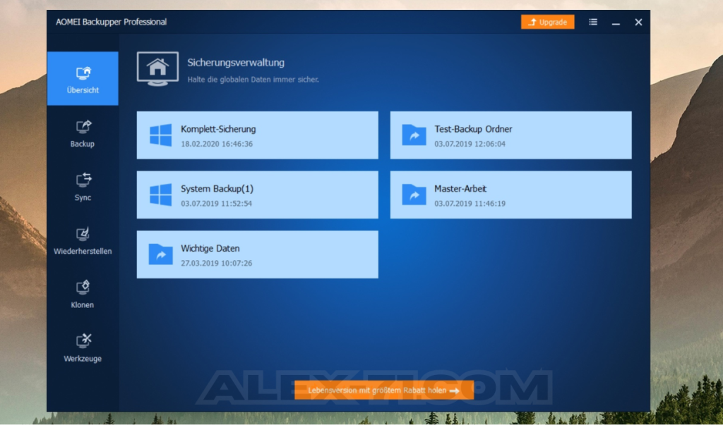 Download Aomei Backupper
