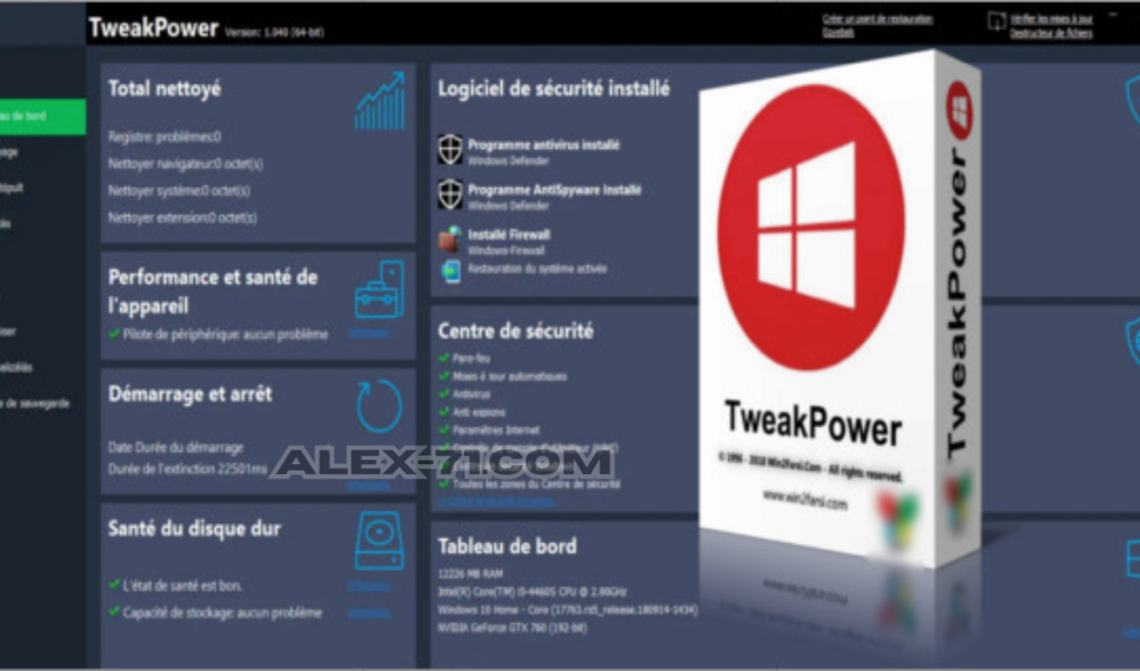 Download TweakPower 2.045 Full Version Windows 