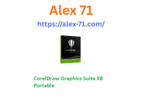 Ilustrasi tampilan antarmuka aplikasi setelah menjalankan coreldraw graphics suite x8 portable untuk kebutuhan desain vektor profesional di PC.