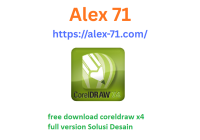 Ilustrasi tampilan antarmuka perangkat lunak setelah melakukan proses free download coreldraw x4 full version untuk kebutuhan desain vektor profesional.