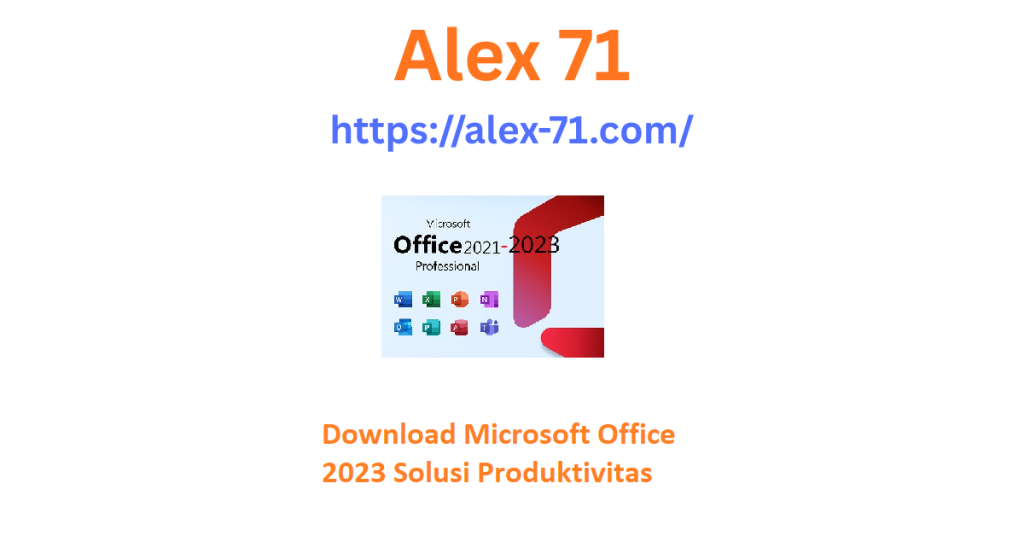 Antarmuka pengguna setelah proses download microsoft office 2023 berhasil terpasang pada perangkat komputer Windows modern.