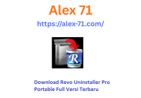 Tampilan antarmuka aplikasi setelah melakukan download revo uninstaller pro portable full untuk membersihkan sisa aplikasi di komputer Windows.