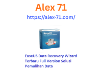 Tampilan antarmuka aplikasi easeus data recovery wizard terbaru full version saat melakukan pemindaian file yang hilang di komputer Windows.