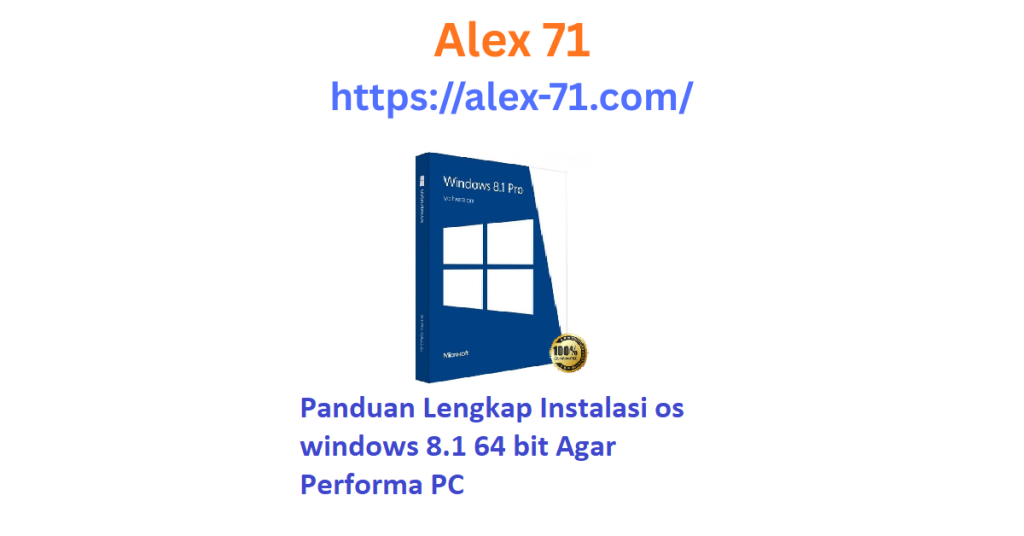 Tampilan layar utama desktop os windows 8.1 64 bit yang menunjukkan performa kencang pada perangkat laptop modern tahun 2026.