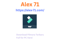 Tampilan antarmuka aplikasi setelah melakukan download filmora terbaru full for PC untuk mengedit video dengan berbagai efek visual modern di Windows.