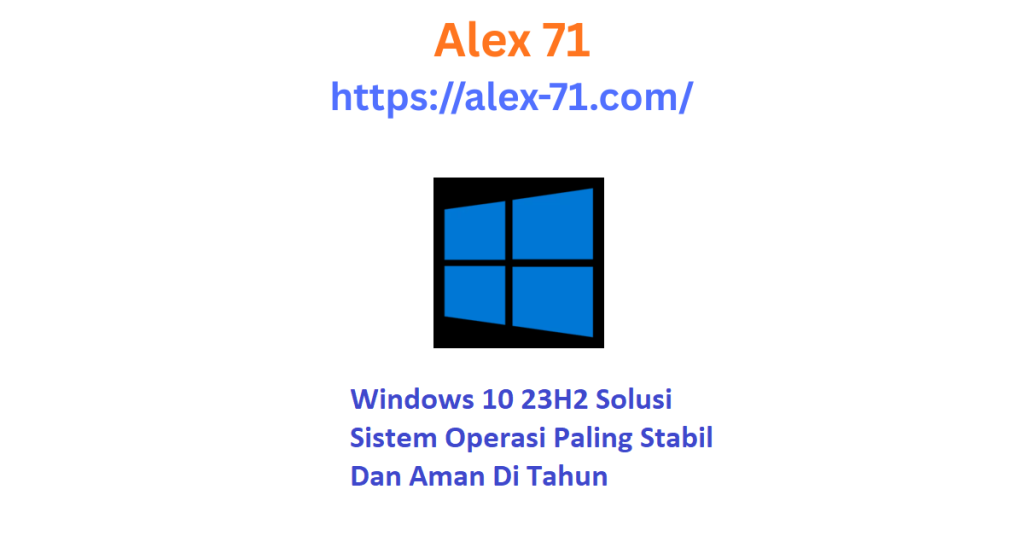 Tampilan antarmuka desktop sistem operasi setelah melakukan proses instalasi windows 10 23h2 yang menunjukkan performa sangat lancar di komputer.
