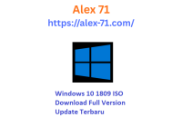 Tampilan antarmuka desktop Windows 10 1809 yang stabil dan cepat saat dijalankan pada perangkat laptop modern.