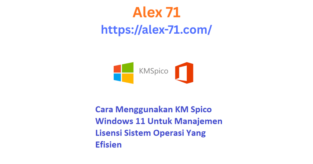 Tampilan antarmuka utama aplikasi km spico windows 11 saat sedang melakukan proses manajemen lisensi pada komputer Windows 11 terbaru.