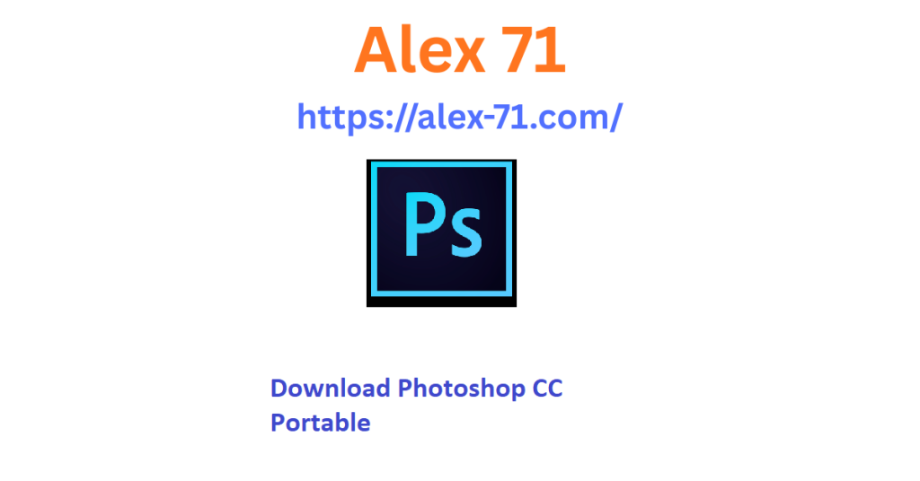 Ilustrasi tampilan antarmuka aplikasi setelah melakukan download photoshop cc 2018 portable untuk kebutuhan desain grafis di komputer.