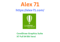 Ilustrasi tampilan antarmuka perangkat lunak setelah melakukan proses coreldraw graphics suite x7 full 64 bit untuk kebutuhan desain vektor profesional.