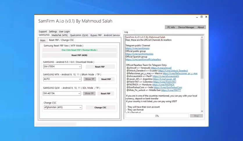 SamFirm Tool Aio