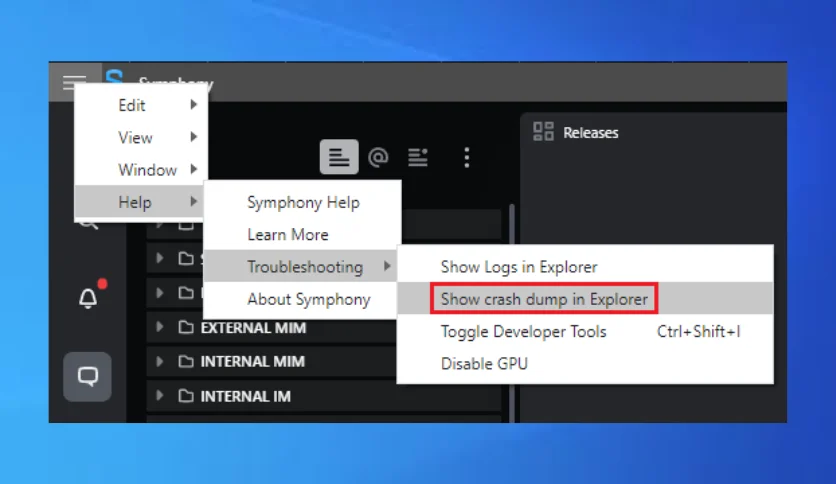 Symphony Dump File