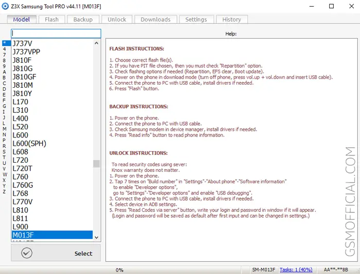 Z3X Samsung Tool Pro v45.14 Free Download - Alex71 Z3X Samsung Tool Pro v45.14