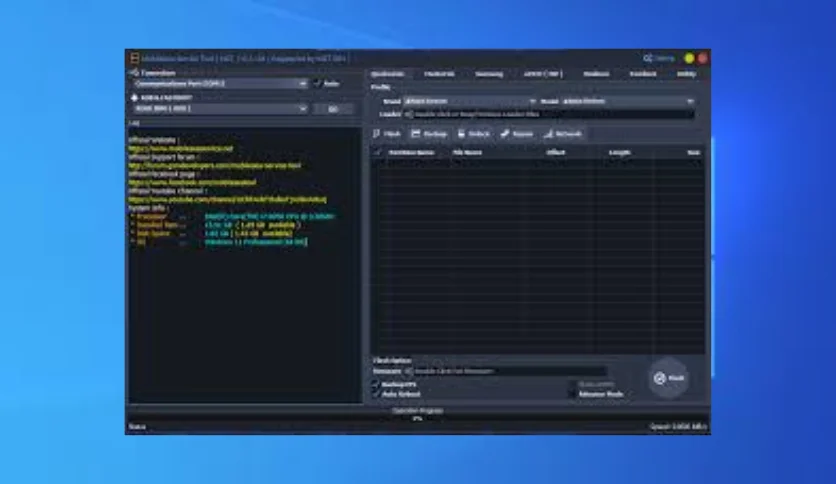 MobileSea Service Tool